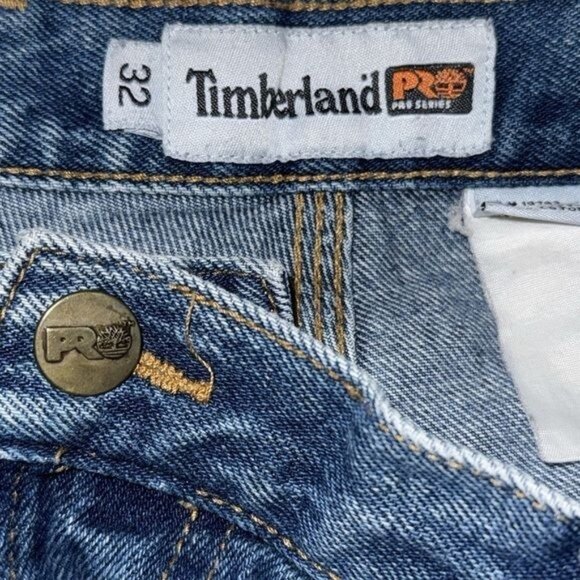 Timberland Pro Series Mens Denim Carpenter Jeans 32x30 100% Cotton Relaxed Fit D - Picture 2 of 12